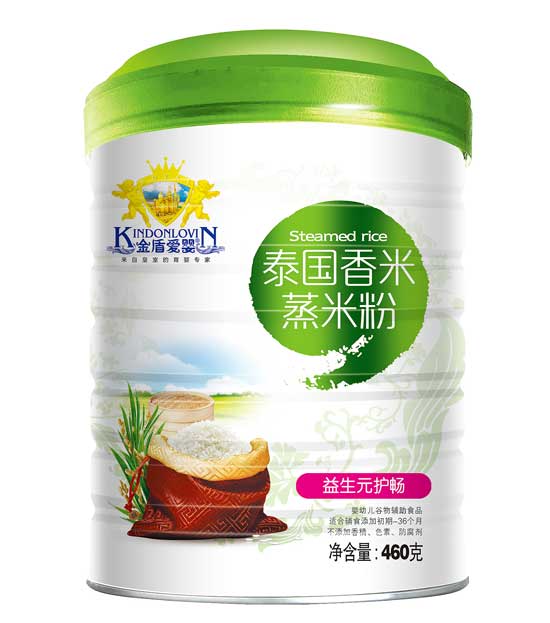  金盾爱婴益生元护畅泰国香米蒸米粉