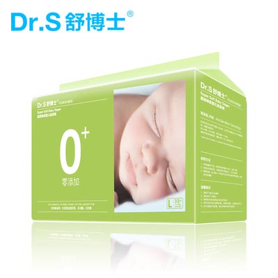 舒博士零添加0+超薄透气干爽纸尿裤L32片