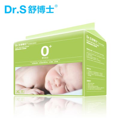 舒博士零添加0+超薄透气干爽纸尿裤XL28片
