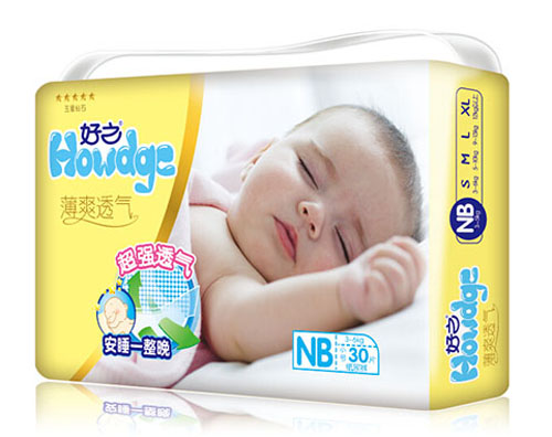 好之薄爽透气婴儿纸尿裤NB码30片