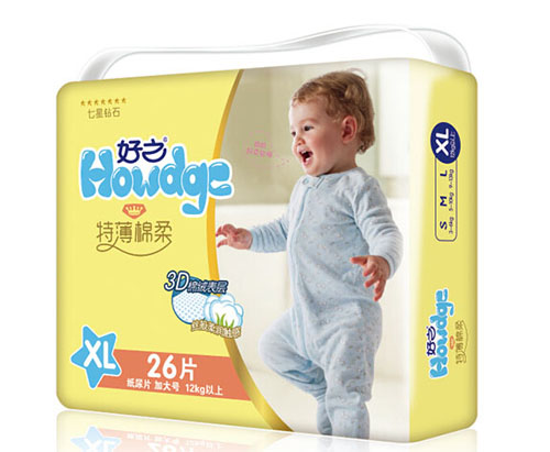 好之特薄棉柔婴儿纸尿片XL码26片