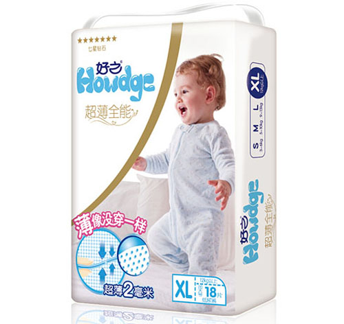 好之超薄全能婴儿纸尿裤XL码18片
