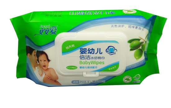安安爱婴幼儿倍洁水纺棉巾80片