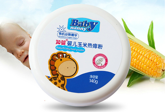 知婴婴儿玉米热痱粉140g
