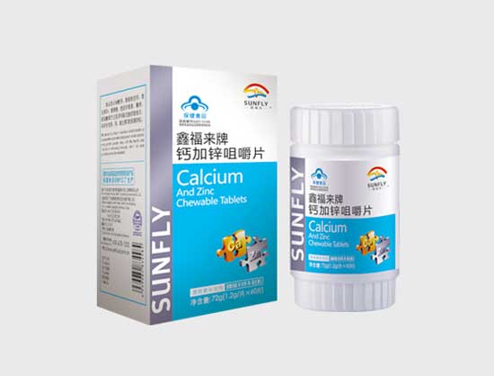 鑫福来牌钙加锌咀嚼片