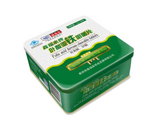 鑫福来牌叶酸亚铁咀嚼片