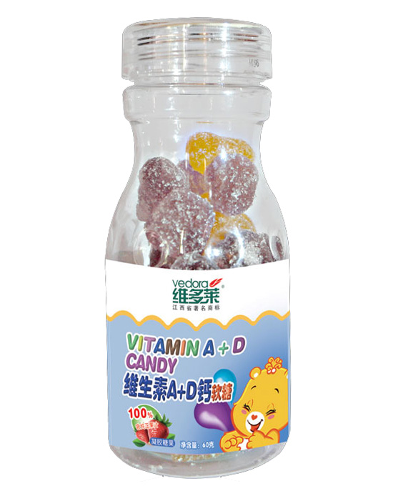 维多莱维生素A+D软糖
