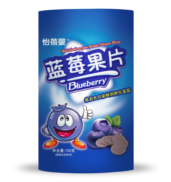 怡蓓婴蓝莓果片瓶装