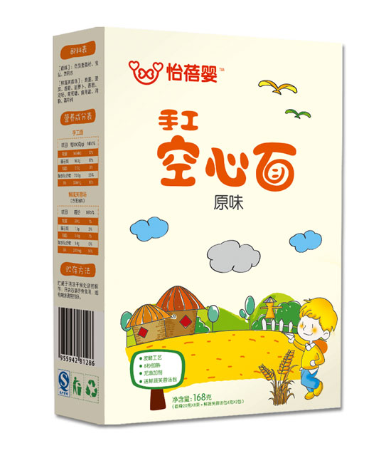 怡蓓婴原味手工空心面