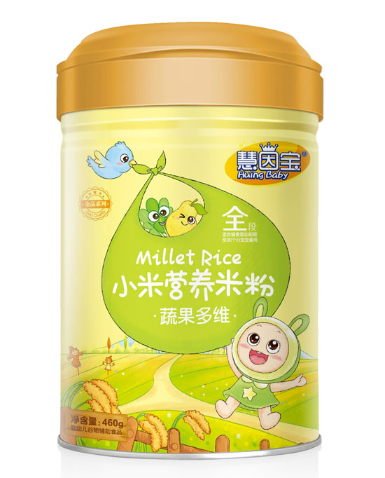 慧因宝蔬果多维小米营养米粉