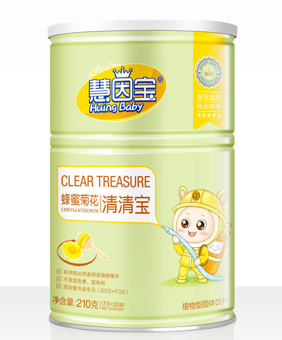  慧因宝蜂蜜菊花罐装清清宝