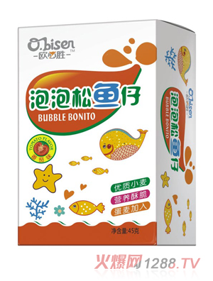 欧必胜泡泡松鱼仔（番茄味）
