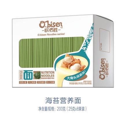 欧必胜海苔大骨汤营养面