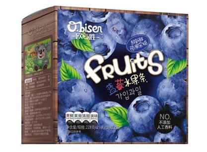 欧必胜蓝莓水果条