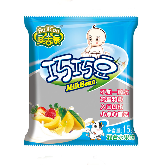 奥吉康婴儿巧巧豆水果味