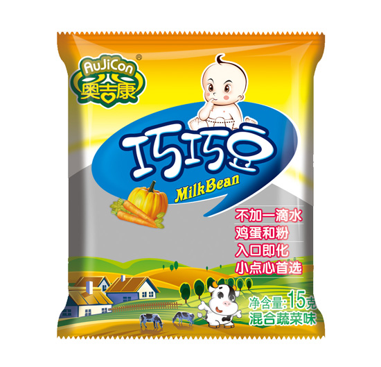 奥吉康婴儿巧巧豆蔬菜味