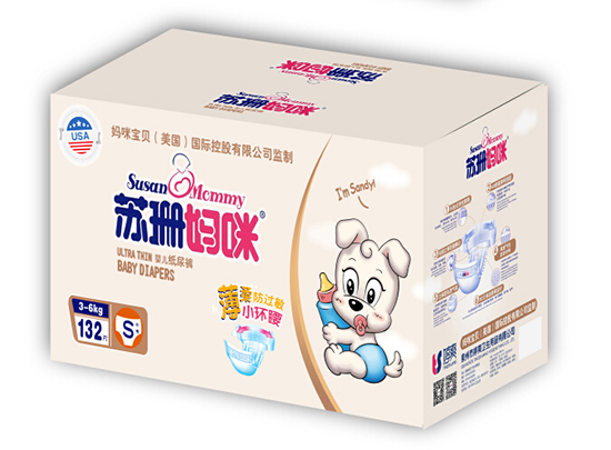 苏珊妈咪婴儿纸尿裤S132片
