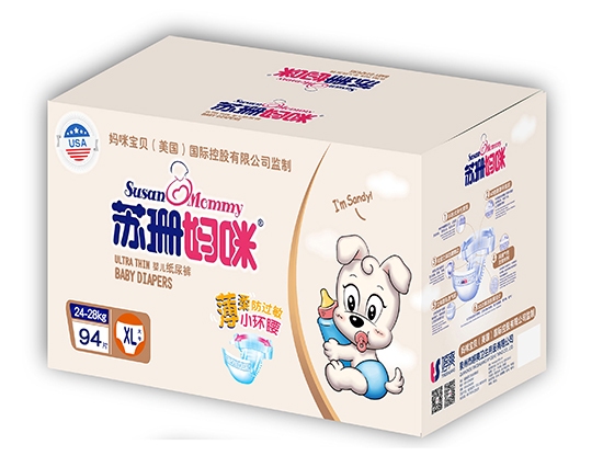 苏珊妈咪婴儿纸尿裤XL94片
