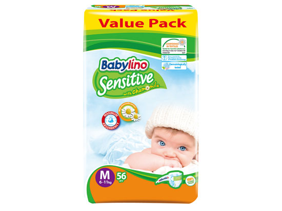 贝丽欧全效呵护婴幼儿纸尿裤 M（3号）超值装（6-11Kg）