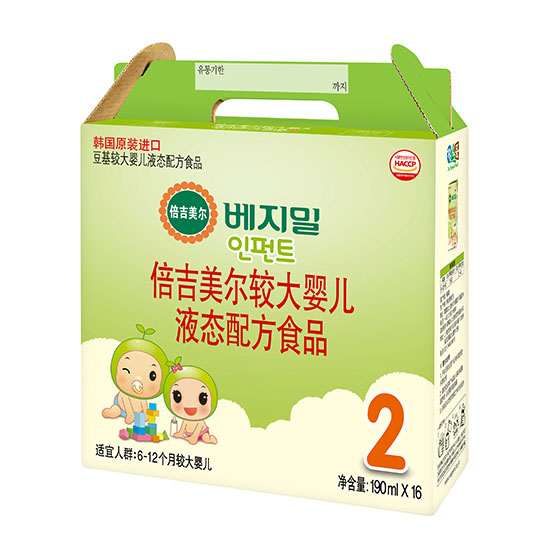 倍吉美尔较大婴儿液态配方食品2段