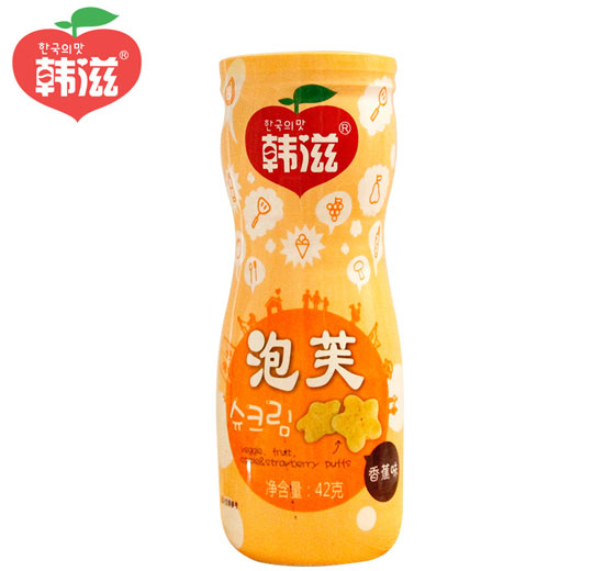 韩滋泡芙香蕉味