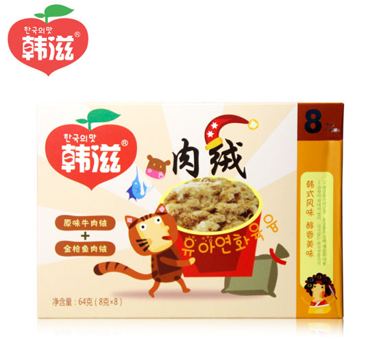 韩滋原味牛肉肉绒+金枪鱼肉绒绒