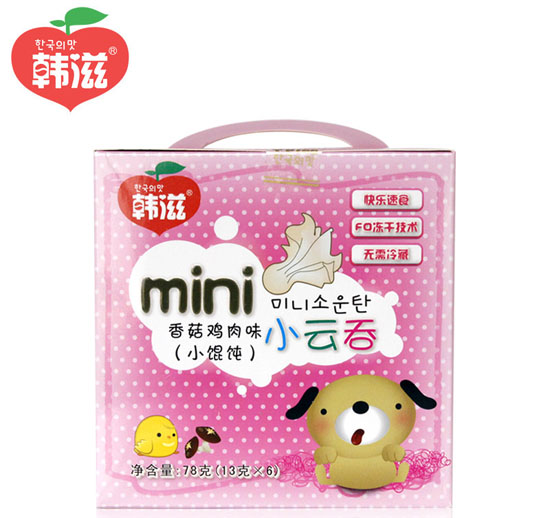 韩滋香菇鸡肉味小云吞