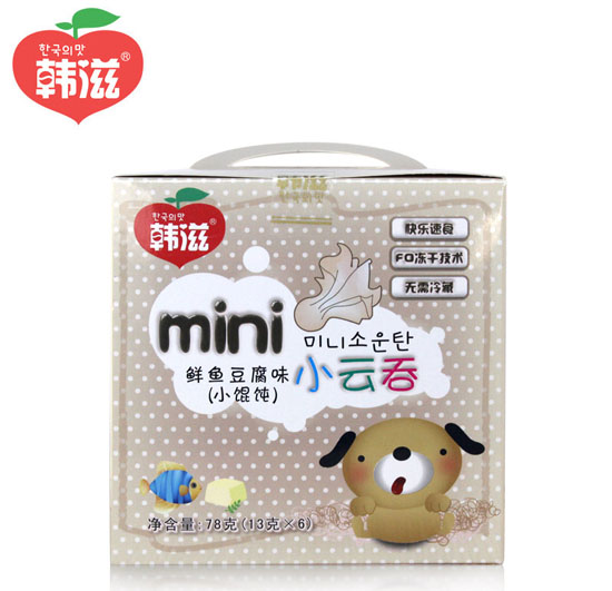 韩滋鲜鱼豆腐味小云吞