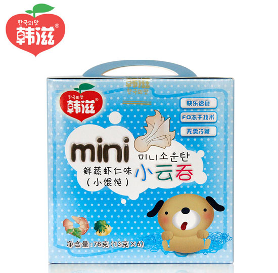 韩滋鲜蔬虾仁味小云吞