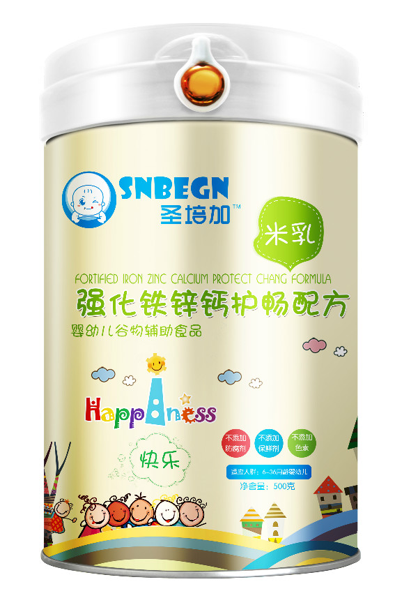 圣培加强化铁锌钙护畅配方米乳