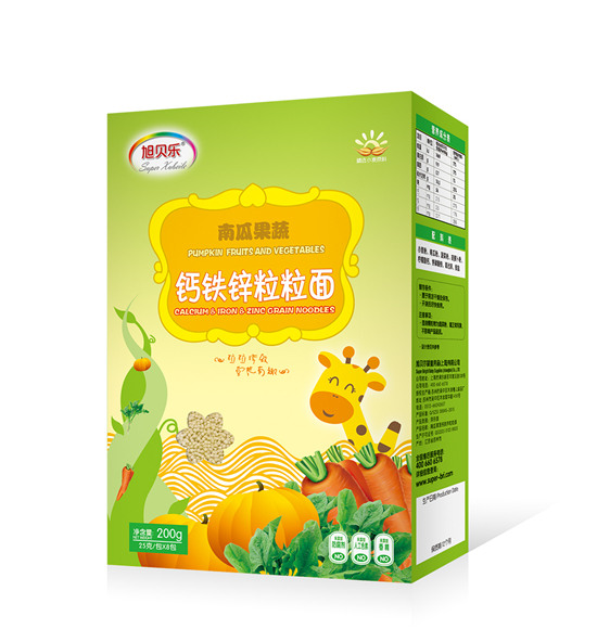 旭贝乐粒粒面（南瓜果蔬）