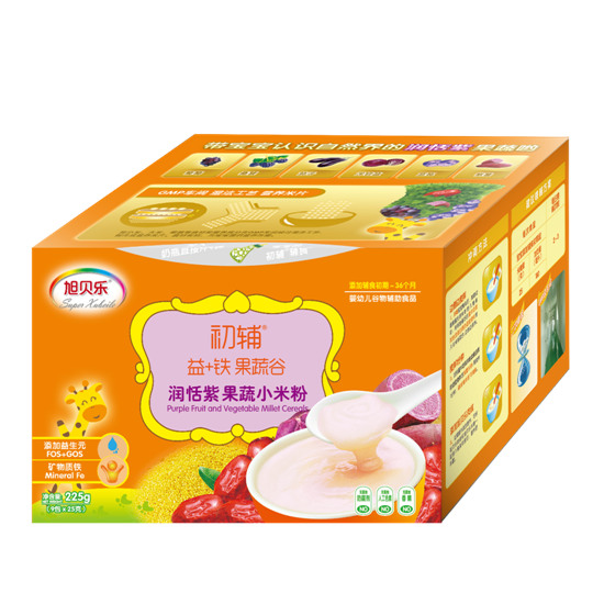 初辅润恬紫果蔬小米粉