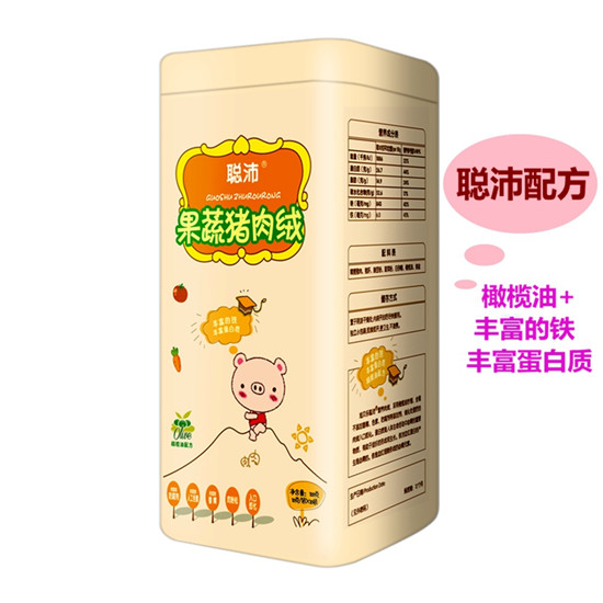 聪沛果蔬猪肉绒