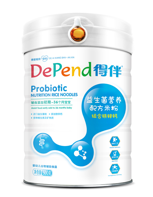 得伴益生菌营养配方米粉（组合铁锌钙）