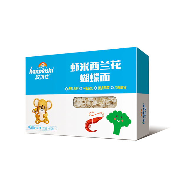 汉培仕虾米西兰花蝴蝶面