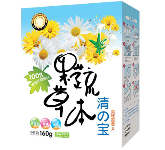 牧野渔趣果蔬草本金银花清清宝盒装