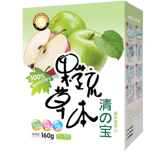 牧野渔趣果蔬草本苹果清清宝盒装