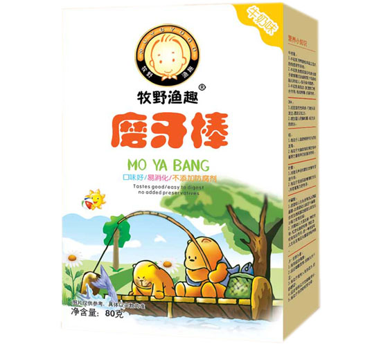 牧野渔趣磨牙棒牛奶味