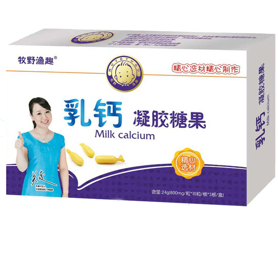 牧野渔趣乳钙凝胶糖果