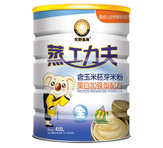 牧野渔趣蒸功夫米粉蛋白加强型配方听装