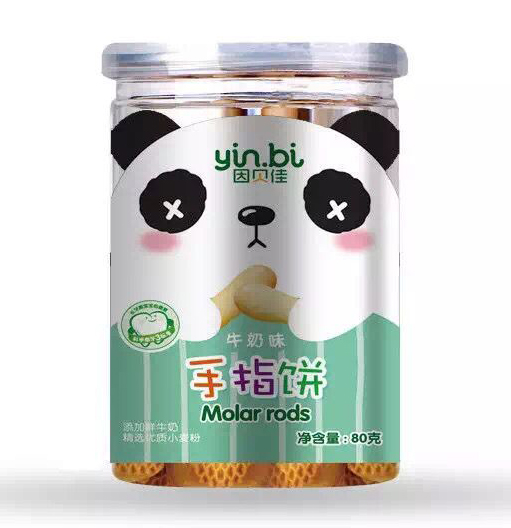 因贝佳牛奶味手指饼