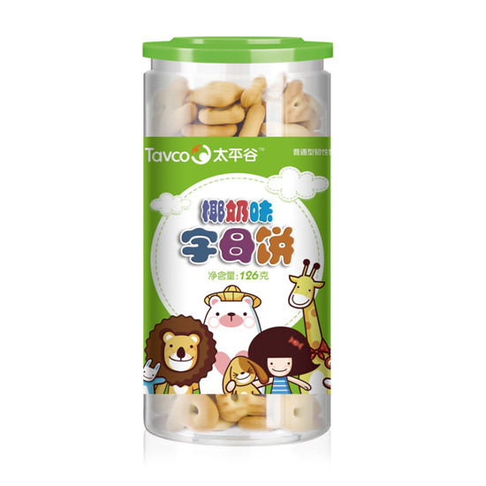 太平谷字母饼椰奶味
