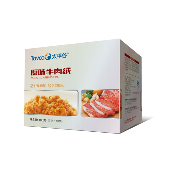 太平谷原味牛肉绒纸盒