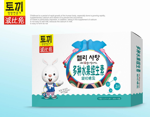 波比兔凝胶糖果-多种水果维生素