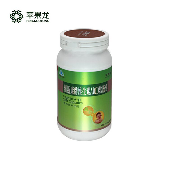 苹果龙纽斯康牌维生素AD软胶囊