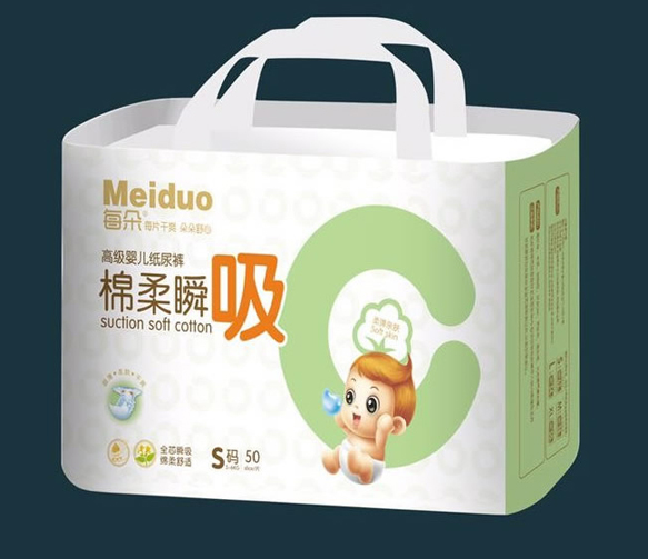 每朵绵柔瞬吸婴儿纸尿裤S码50片