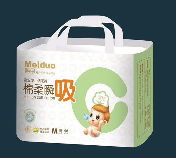 每朵绵柔瞬吸婴儿纸尿裤M码46片