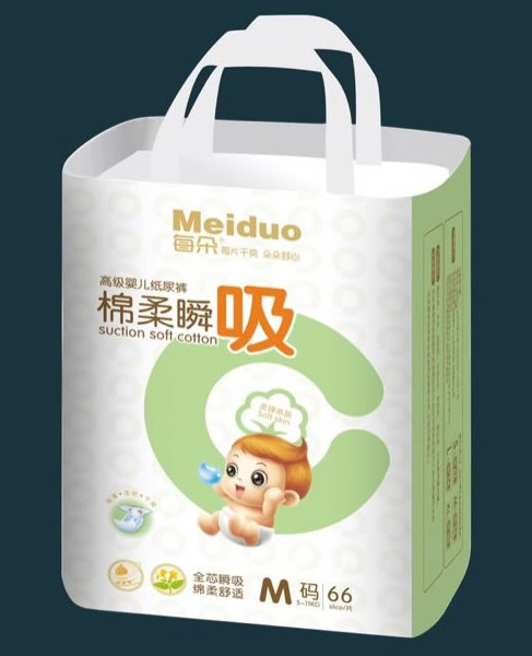 每朵绵柔瞬吸婴儿纸尿裤M码66片