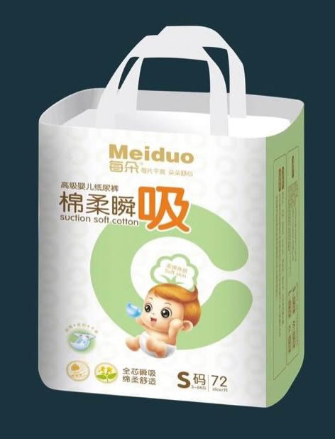 每朵绵柔瞬吸婴儿纸尿裤S码72片