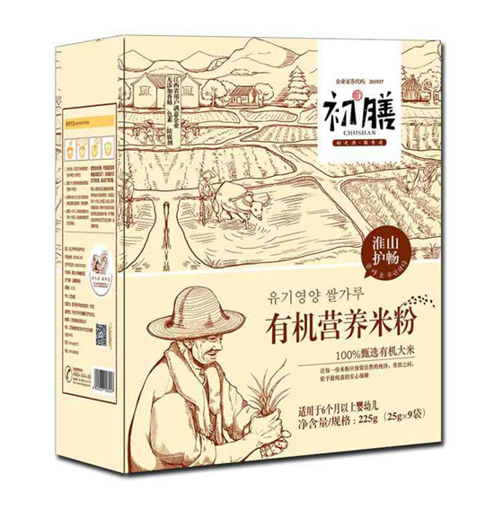 初膳有机营养米粉淮山护畅盒装